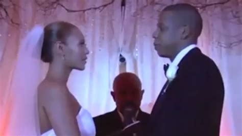 Find the perfect beyonce jay z wedding stock photos and editorial news pictures from getty images. Jay Z shares rare look inside wedding to Beyoncé in ...