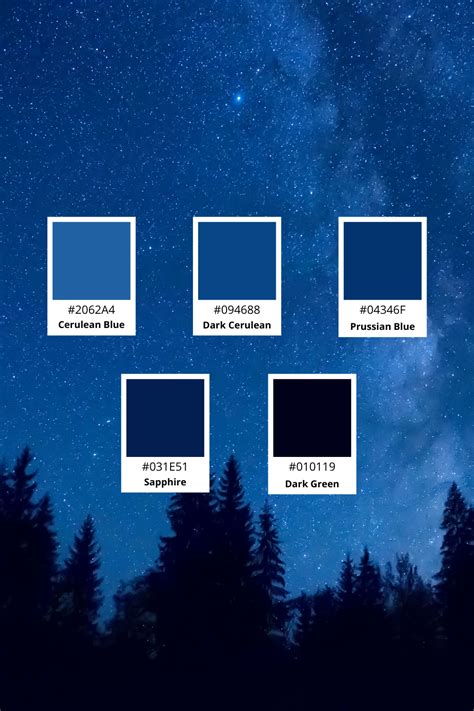 Night Sky Color Palette Earth Colour Palette Hex Color Palette Hex