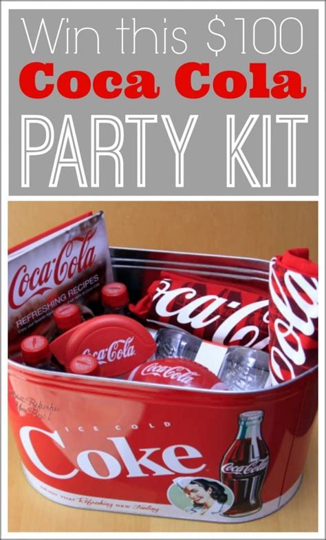 Coca Cola Party Kit Giveaway Worth 100 The Catch My Party Blog The