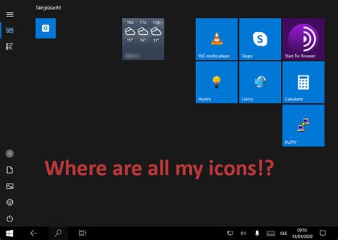 Windows 10 Desktop And Taskbar Icons Suddenly Missing
