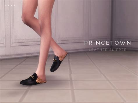 Slyds Princetown Leather Slipper Sims 4 Cc Shoes Leather Slippers