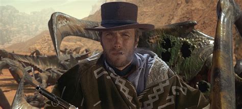 Del mex clint eastwood spaghetti western cowboy poncho costume sweater, handwoven made in mexico (olive green). Clint Eastwood, Lee Van Cleef VS Giant BUGS! Movie Mashup ...