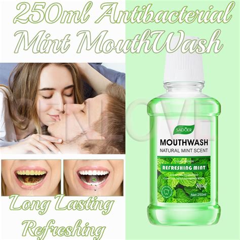 250ml antibacterial mouth wash probiotics oral care mouth rinse mint fresh breath oral rinse