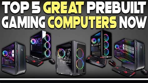 Top 5 Great Pre Built Gaming Computers On Amazon Right Now Youtube