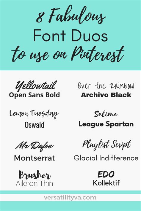 Best Canva Font Combinations In 2022 Graphic The Ultimate Fonts Guide