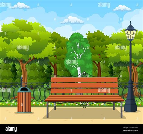 City Park Concept Stock Vector Image And Art Alamy