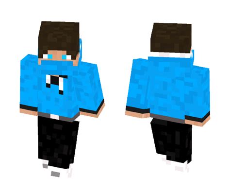 Download Boy In Blue Hoodie Minecraft Skin For Free Superminecraftskins