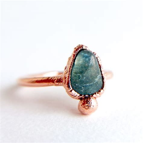 Apatite Electroformed Ring Atlas And Aether