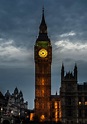 Imagen gratis: reloj, edificio, Londres, Inglaterra, noche ...