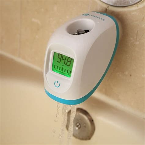 Just think of how much water you waste when you give your kids a bath in that giant bathtub. Baby bath water thermometer | Baby gadgets, Cool baby ...