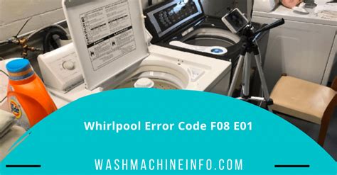 Whirlpool Duet F11 Error Code What I Did To Fix The Error