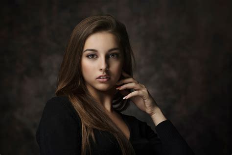 1080P Portrait Jana Tsvetkova Face Model Women HD Wallpaper