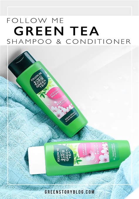 Want to make your own shampoo? Follow Me Green Tea Shampoo and Conditioner for Soft ...