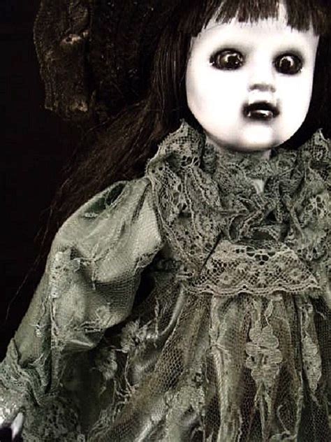 Akumu 15 Horror Doll Scary Spooky Ooak Hand Painted And Altered