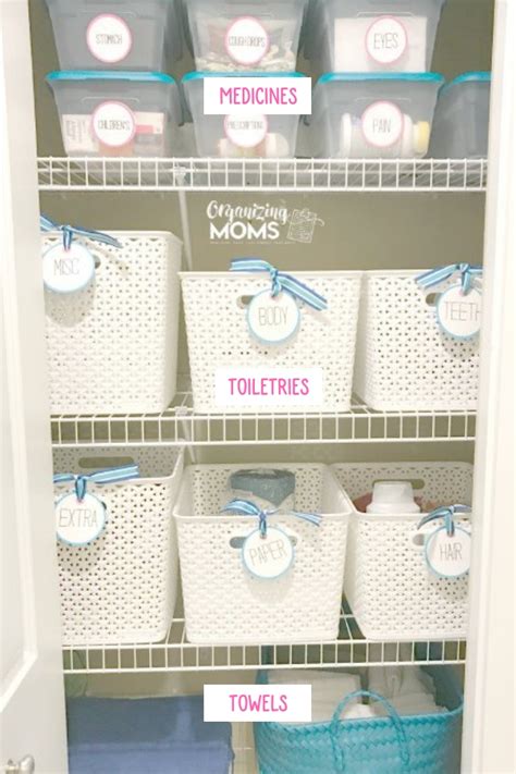 Linen Closet Organization With Baskets A Simple Way To Eliminate