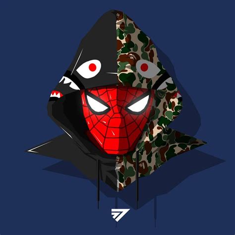 77 Szn 在 Instagram 上发布： Bape Spiderman 77szn Part 3 Of A Series Im