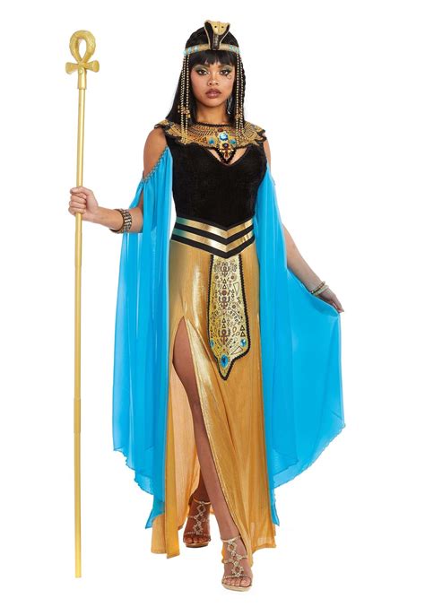 egyptian queen womens adult princess cleopatra costume wig kleidung and accessoires en7081073