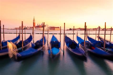 Sunset In Venice Italy Stock Image Image Of Blue Night 111859521