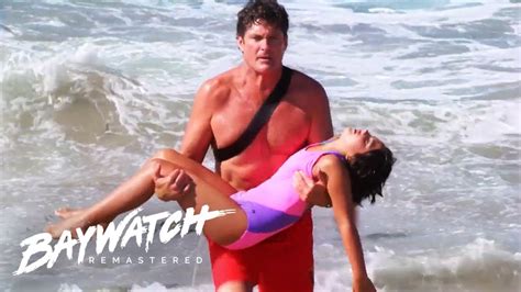 Epic Mitch Buchannon Lifeguard Rescues On Baywatch Baywatch Remastered Youtube