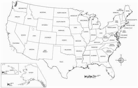 Make your world more colorful with printable coloring pages from crayola. Coloring Page United States Map - Coloring Home