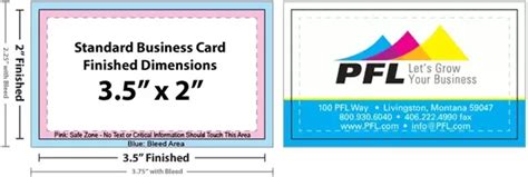 In a mini business card, there is no space in between the information. What are the exact dimensions of a normal-sized business ...