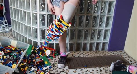 Christina Stephens Lego Prosthetic Leg