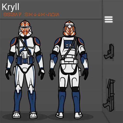 332nd Stump Co Kryll Star Wars Characters Poster Star Wars Clone