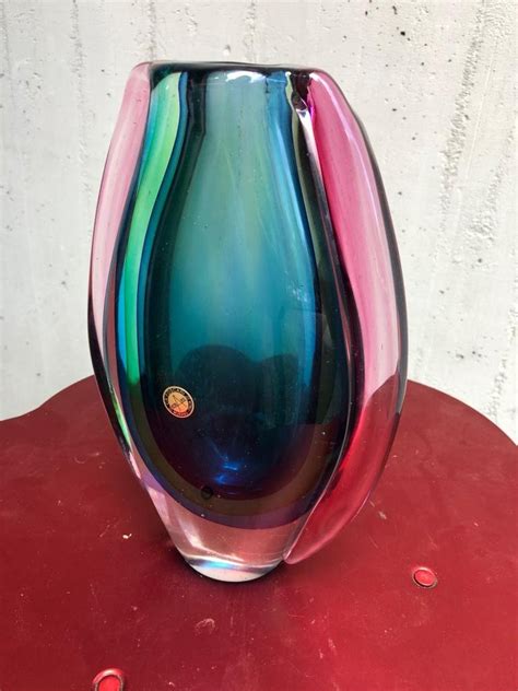Vintage Murano Glass Vase 1960s En Vente Sur Pamono