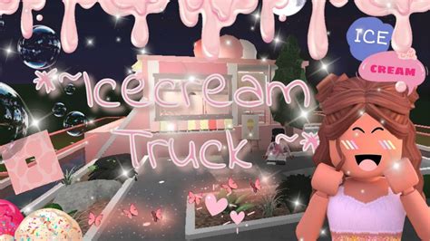 Ice Cream Truck Speed Build Bloxburg Youtube
