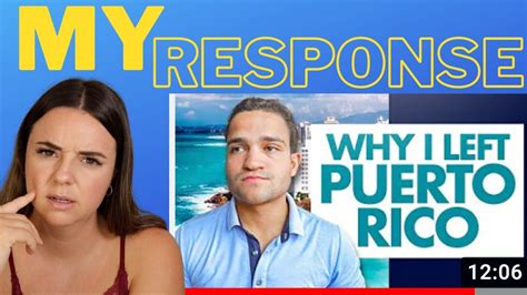 my response to why americans leave puerto rico youtube