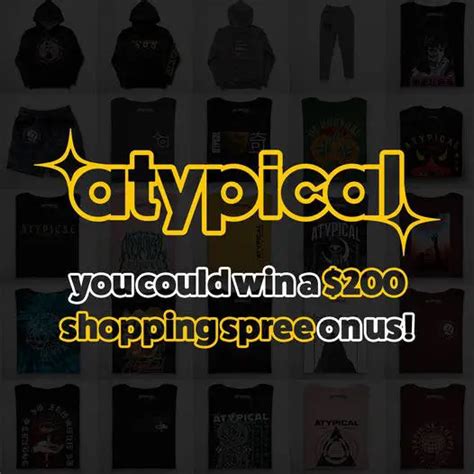 Win A 200 Atypical Supply Co Shopping Spree