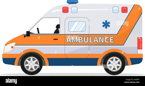 Cartoon Vectores Van Medical Car Ambulancia Imagen Vector De Stock Alamy