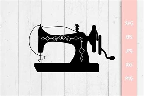 Vintage Sewing Machine Svg Cut File