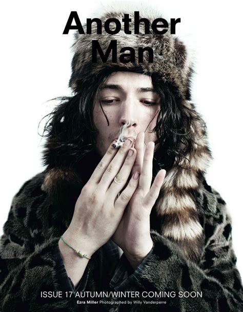 Ezra Miller For Another Man Fallwinter 20132014 By Willy