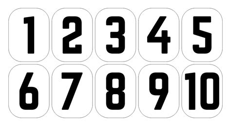 Create your own set of number flash cards for your preschoolers by downloading tim's free number flash card printables. 10 Best Large Printable Numbers 0-9 - printablee.com
