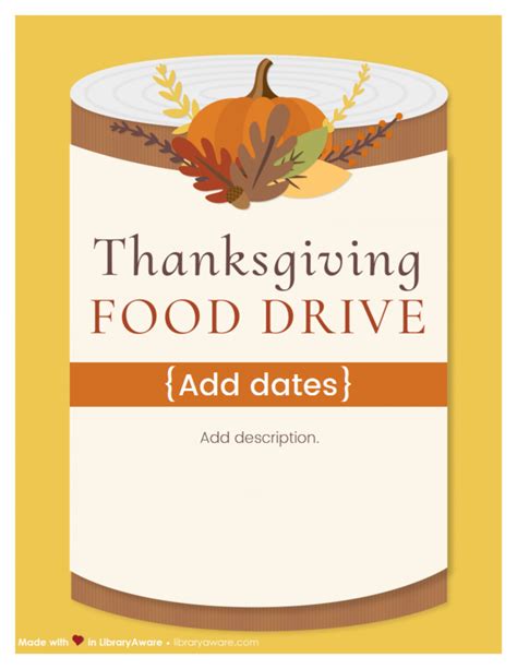 ► what you can edit ✔ all text can be edited for wording, color, size, and terms of use | copyright: 017 Free Fundraising Flyers Templates Food Drive Flyer ...