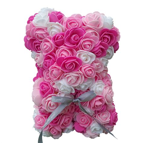 Styrofoam Oso Rose Flower Bear Valentine Big Teddy Bear Rose Bear T