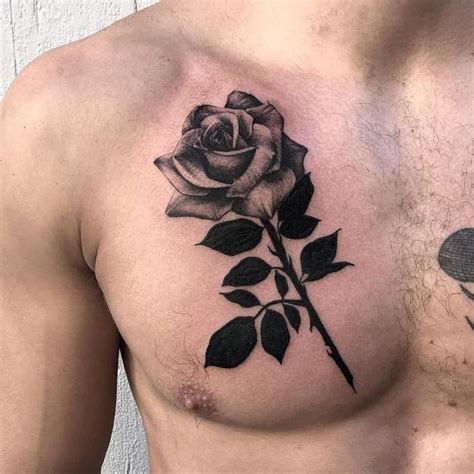 Creative Rose Tattoo 🌹💗🌹💗🌹💗🌹 Rose Tattoos For Men Rose Chest Tattoo