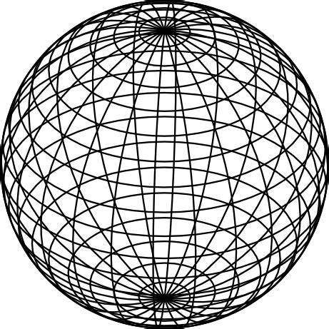 Wireframe Sphere Free Vector SVG | Wireframe, Vector free, Vector svg