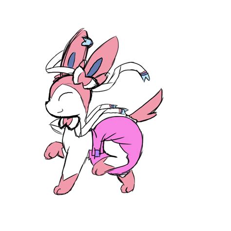 Sylveons Poofy Strut By Mewzy148 On Deviantart