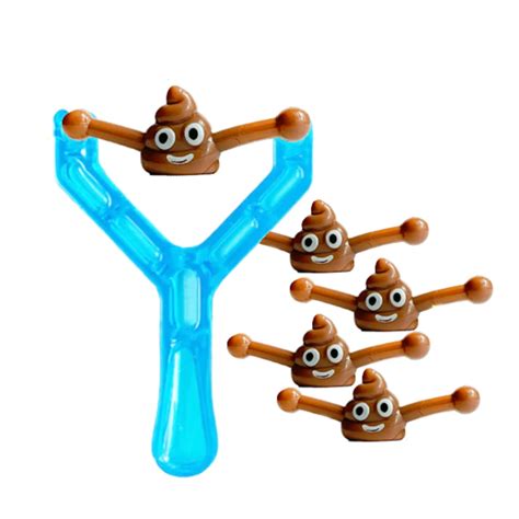 Buy Justblanks Smiley Poop Emoji Sling Toy For Kids Sticky Mini Sling