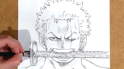 How To Draw Zoro One Piece Step By Step Easy Anime Drawing Step