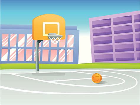 Basketball Street Court Illustrations Royalty Free Vector Graphics