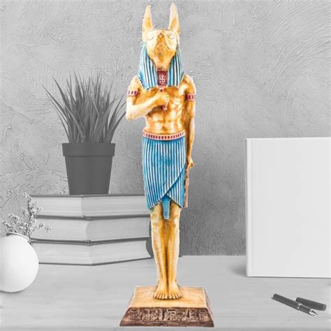 Ancient Egyptian Statue Antiques Anubis God Deity Egypt 9 Inch