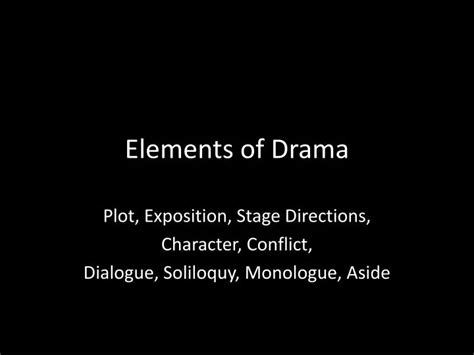 Ppt Elements Of Drama Powerpoint Presentation Free Download Id2876143