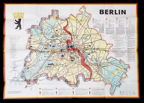 Map Of Berlin Wall