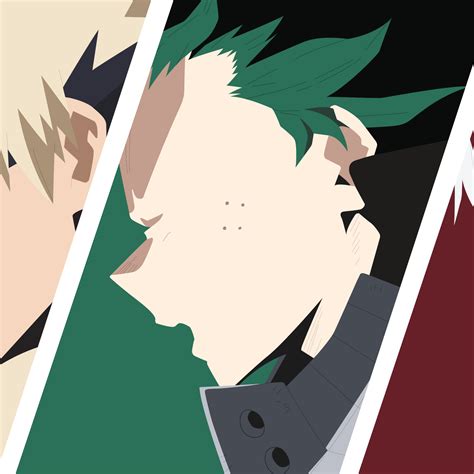 Katsuki Bakugo Wallpaper 4K, Izuku Midoriya, Shoto Todoroki
