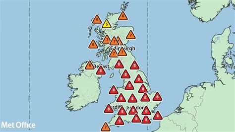 Uk Weather Highest Ever Uv Levels Predicted Today Before Thunderstorms