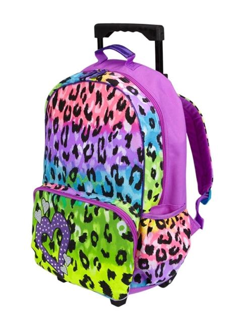 Girls Clothing Roller Backpacks Leopard Roller Backpack Shop