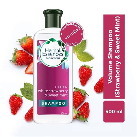 Buy Herbal Essences Strawberry And Mint Shampoo For Cleansing And Volume Paraben Free Online